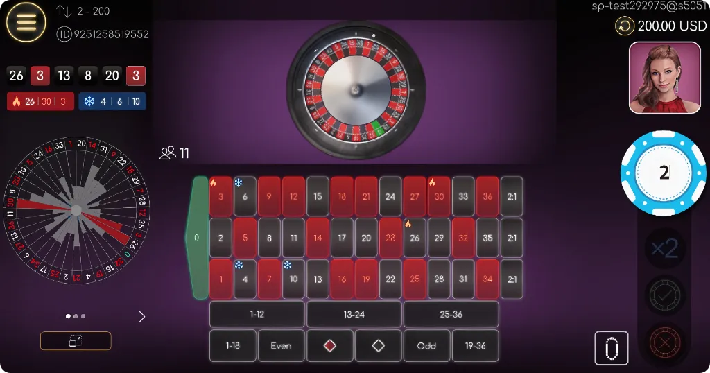 Ruleta online game